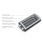 Спортно гърне елипса RM Motors E010 76x350mm