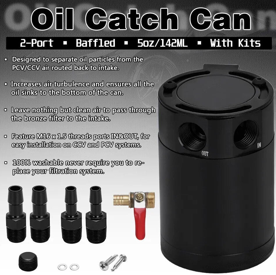 Маслен резервоар (Oil Catch Can) с два порта