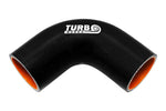 Силиконово коляно TurboWorks ∅57мм/90°/Черен