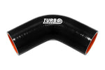 Силиконово коляно TurboWorks ∅76мм/67°/Черен