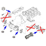 EGR заместител за BMW 2.0d, 3.0d M47N2 M57N2