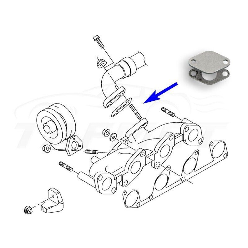 EGR заместител за AUDI A4 A6 2.0 TDI BVA BVF BVG BLB