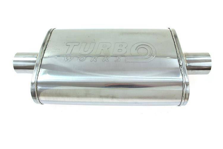 Резонаторно гърне 76мм TurboWorks LT 409SS 355mm