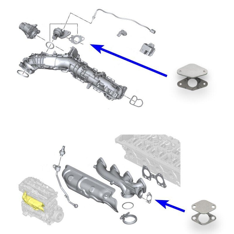 Комплект за премахване на EGR+охладител за BMW B47 2.0D