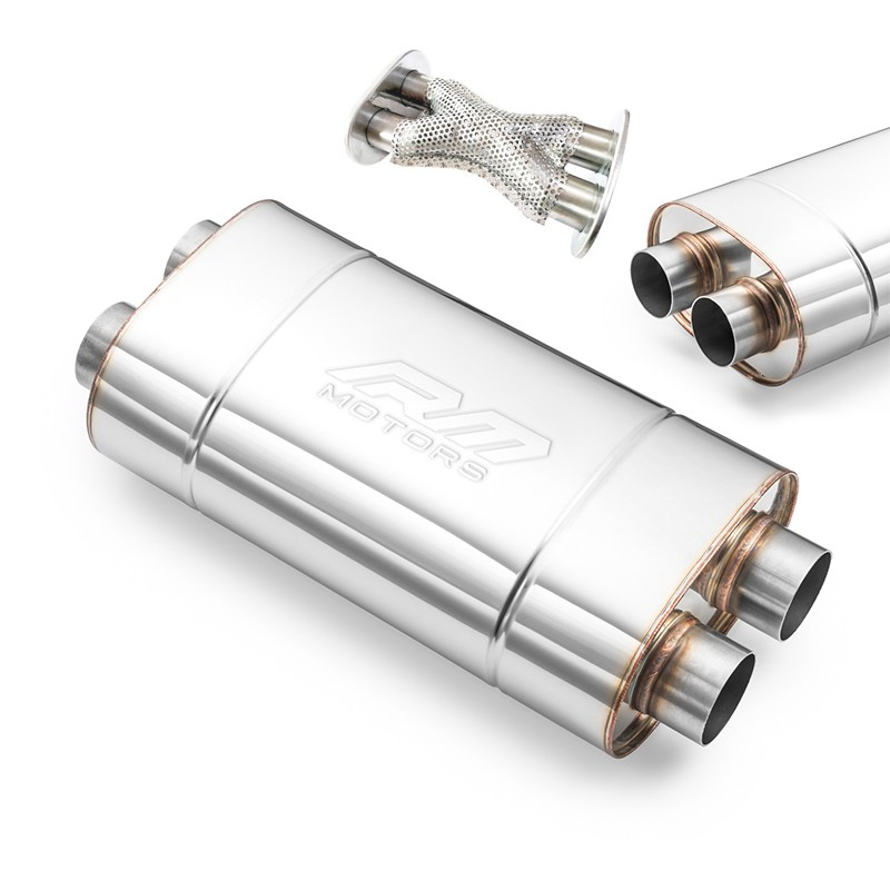Спортно гърне елипса с X-PIPE RM Motors 63x300mm