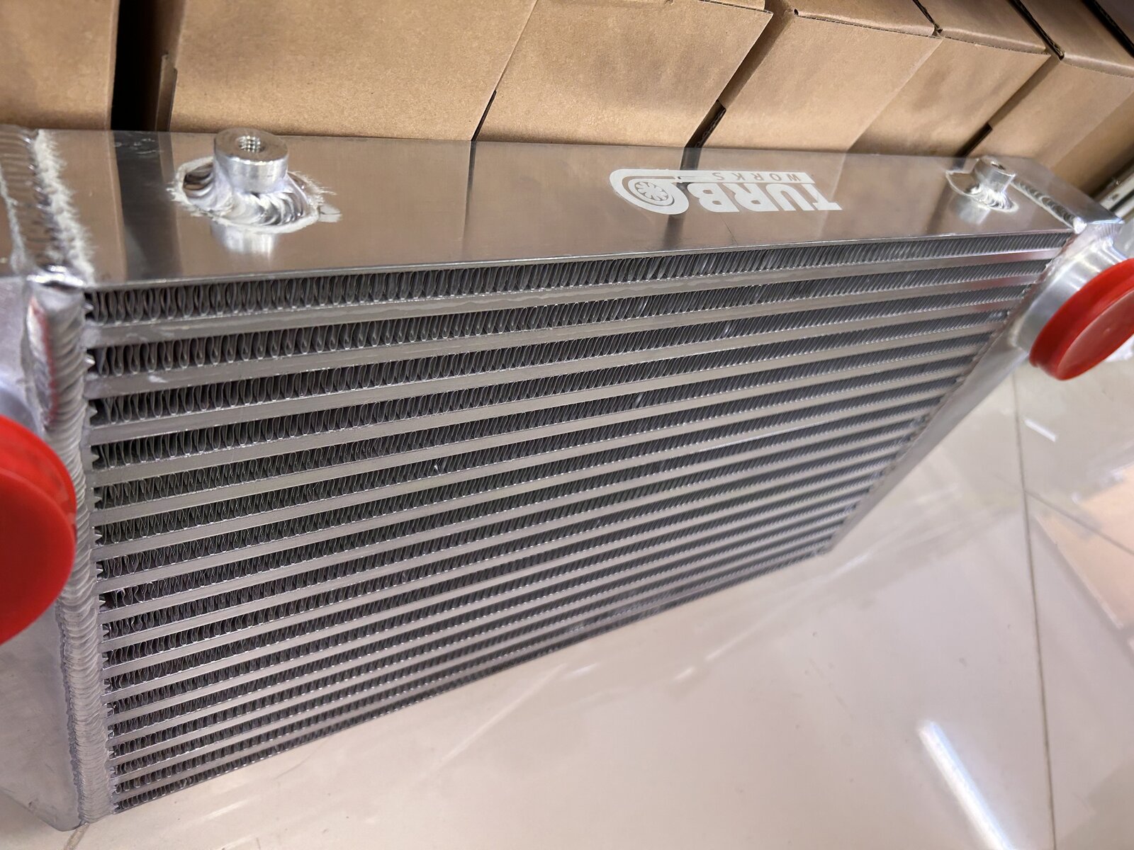 Заден интеркулер 500х300х76 (76мм), TurboWorks