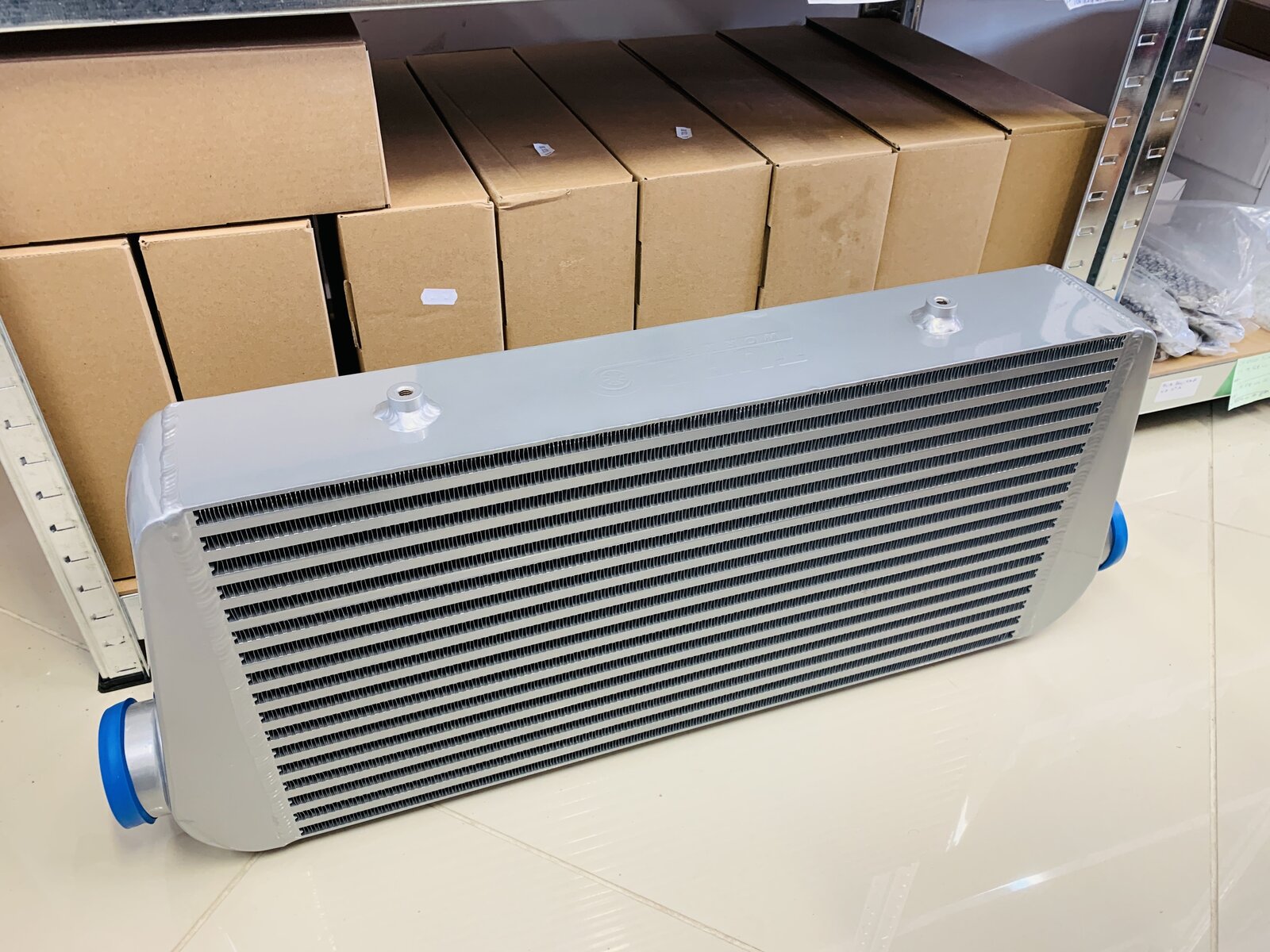 Интеркулер 600х300х100 вход 76мм, TurboWorks