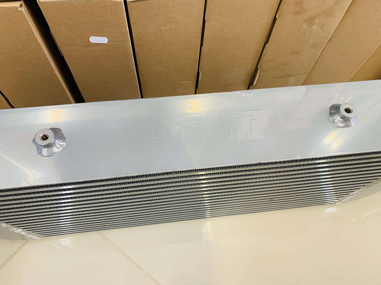 Интеркулер 600х300х100 вход 76мм, TurboWorks