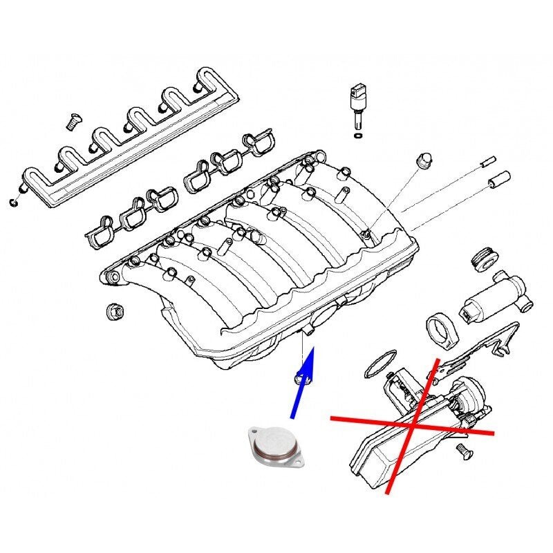 Тапа за DISA BMW E46 E39 E38 Z3 E36 M52 B20 B25 B28