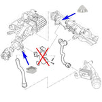 Тапи EGR FIAT DOBLO 500L 500X ALFA ROMEO GIULIETTA JEEP RENEGADE 1.6 JTD