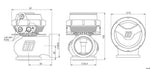 40mm външен WasteGate, 1 Bar V-Band, черен