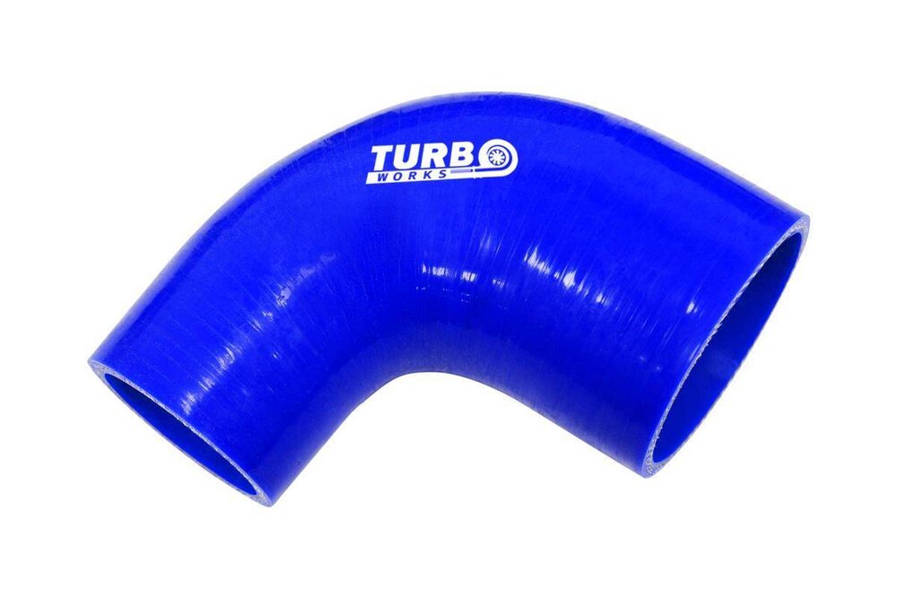 Редуциращо коляно TurboWorks ∅57-63мм/90°/син