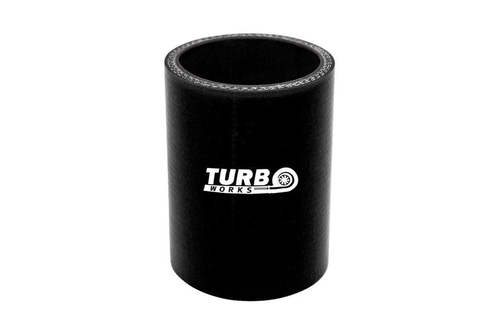 Силиконова снадка TurboWorks ∅70мм/L80мм/Черен
