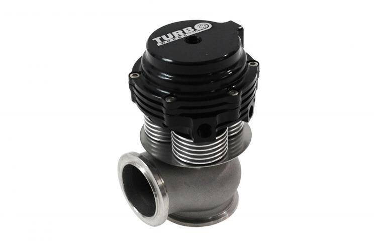 38mm външен WasteGate с водно охлаждане, 2.5 Bar V-Band, черен