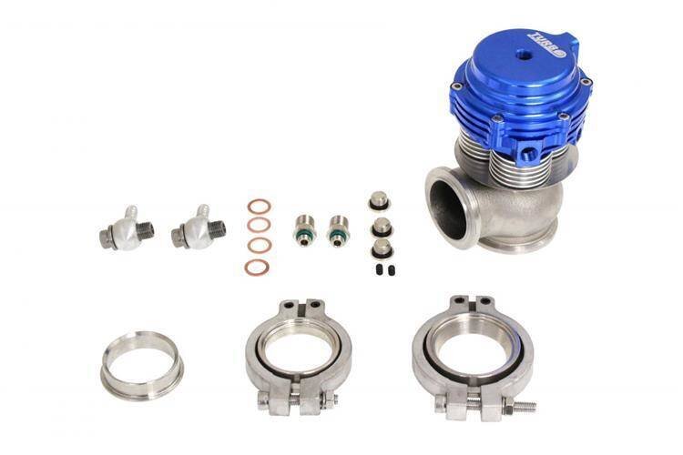 38mm външен WasteGate с водно охлаждане, 2.5 Bar V-Band, черен