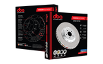 DBA Спирачни дискове 5000 series - T3 Slotted Black Hat за Audi A4 - DBA52832BLKS