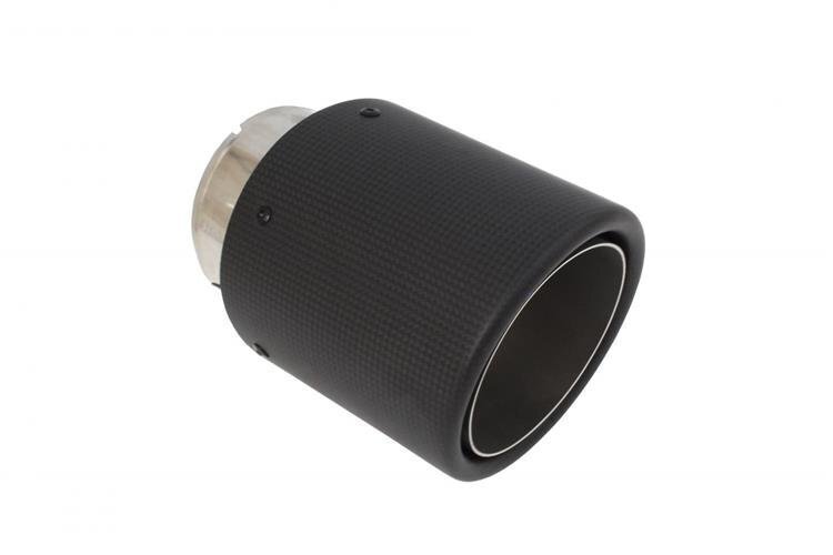 Накрайник за ауспух, карбон 114mm вход 76mm