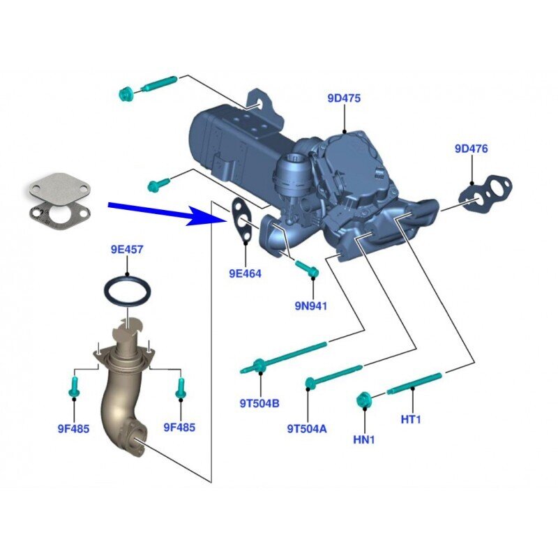 Тапи за ЕГР 2.0 HDI JTDM TDCi, Ford, Peugeot, Citroen, Fiat
