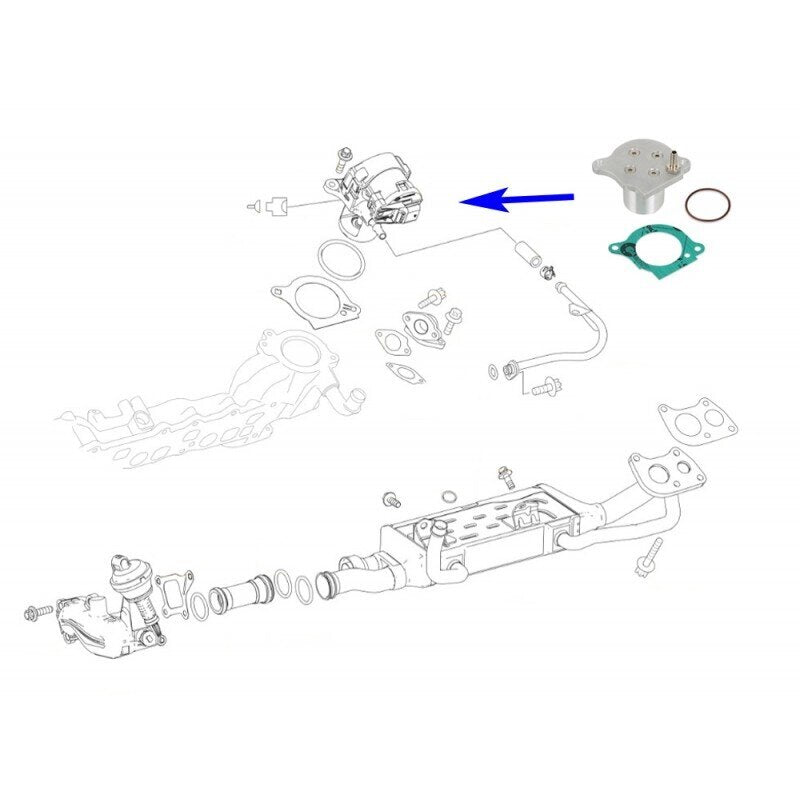 Премахване ЕГР Mercedes 3.0 CDI Jeep Chrysler 3.0 CRD V6 OM642