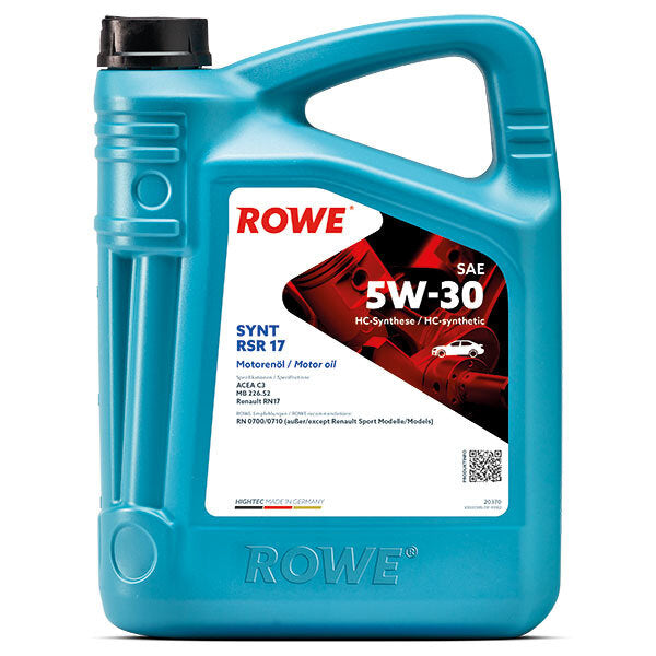 ROWE HIGHTEC SYNT RSR 17 SAE 5W-30 5L