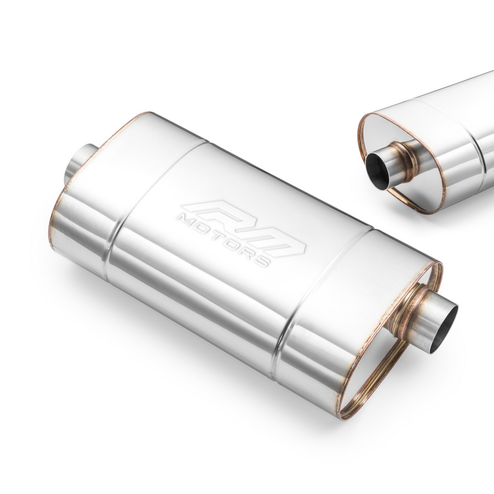 RM Motors спортно гърне 76х400мм, елипса