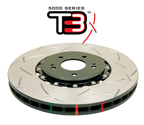 DBA Спирачни дискове 5000 series - T3 Slotted Black Hat за Audi A4 - DBA52832BLKS