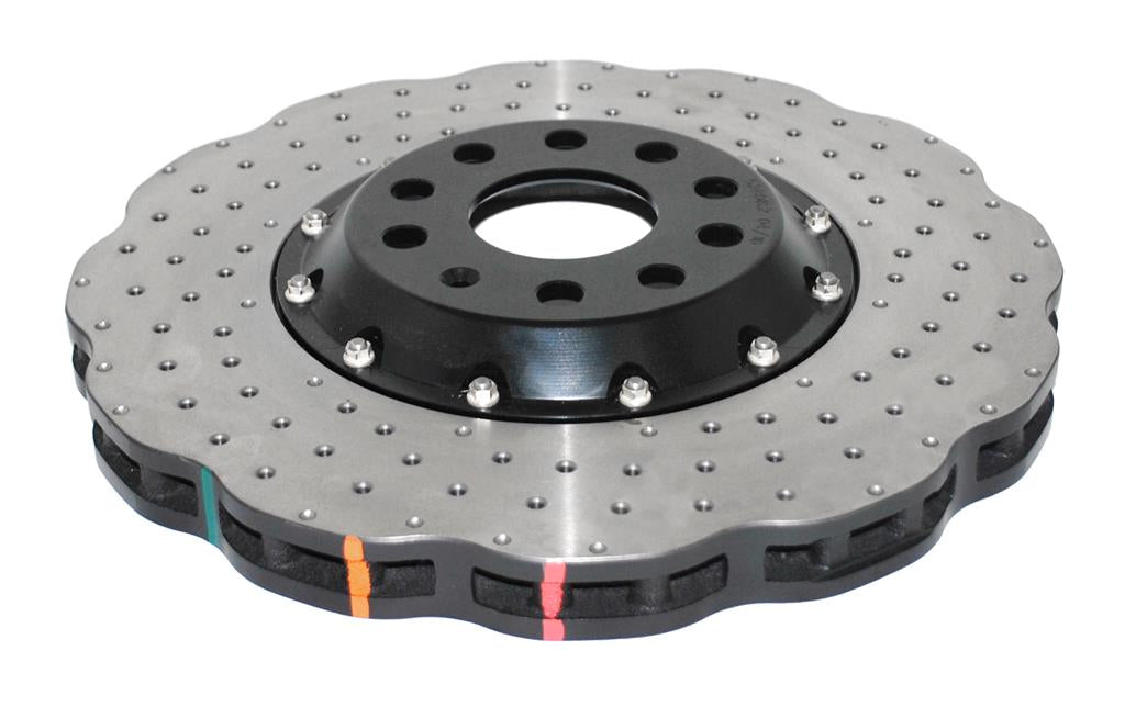 DBA Спирачни дискове 5000 series - Crossed Drilled & Dimpled Black Hat за Audi A3 - DBA52808WBLKXD