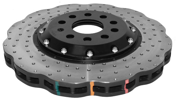 DBA Спирачни дискове 5000 series - Crossed Drilled & Dimpled Black Hat за Audi 2020- - DBA52830WBLKXD