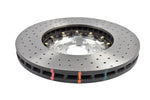 DBA Спирачни дискове 5000 series - Crossed Drilled & Dimpled Silver Hat за VW 2020- - DBA53927SLVXD