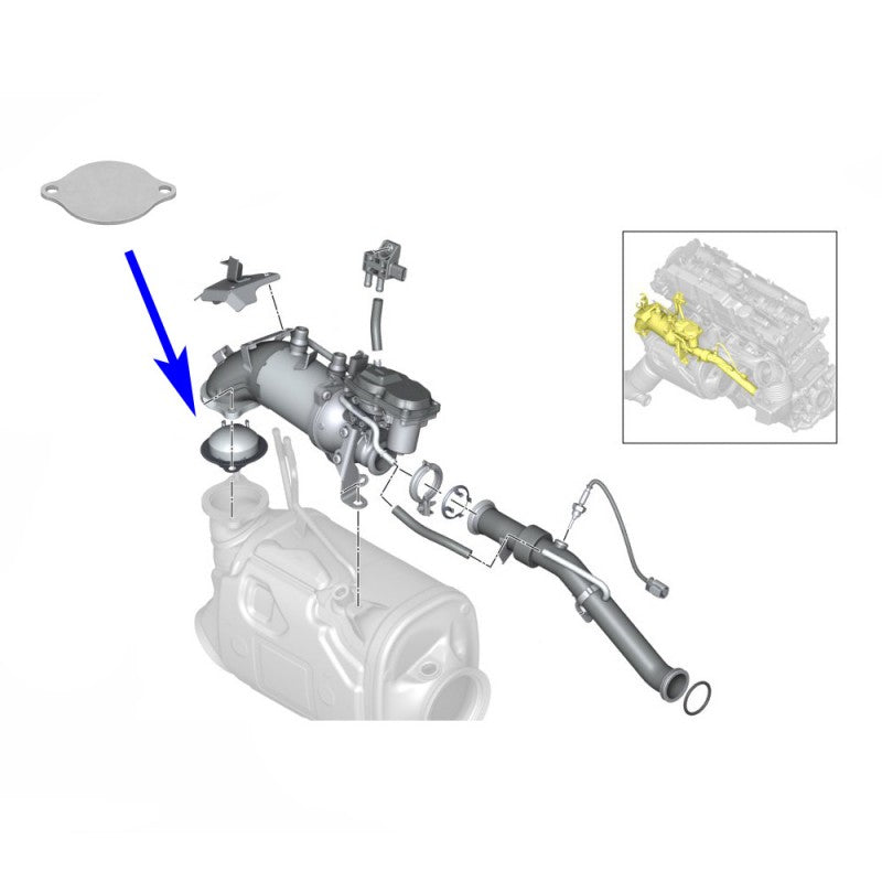 Комплект за премахване на EGR+охладител BMW B57 3.0d
